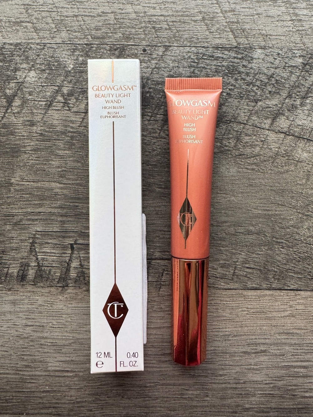 Charlotte Tilbury Glowgasm Beauty Light Wand High Blush - Pinkgasm NIB